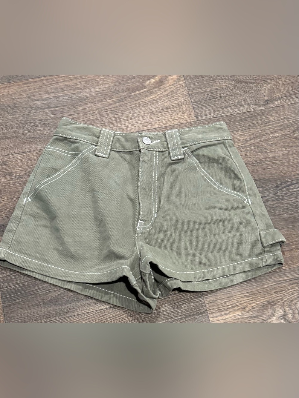 Pacsun Green Cargo Short 26